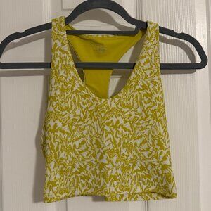 Aerie Offline Neon Green & White Patterned Tank